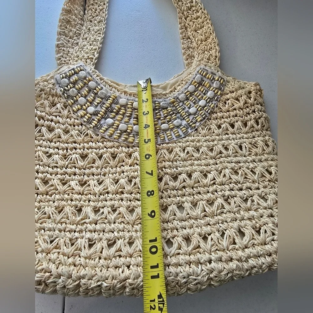 Sun N’ Sand Luna Sea Hobo Handbag Natural